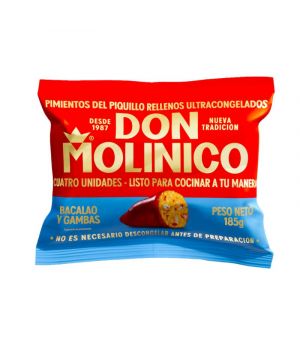 Pimiento Don Molinico Piquillo Relle.bacalao&Gambas 4U.180Gr