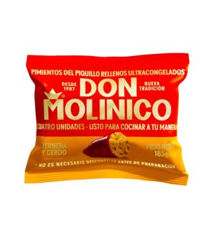 Pimiento Don Molinico Piquillo Relleno Carne 4 Ud.180 Grs.