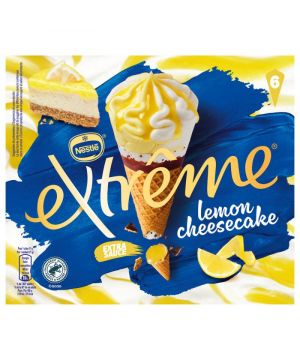 Helado Nestle Extreme Lemon Cheesecake 6X110 Ml. 511 Grs.