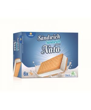 Helado Alteza Sandwich Nata P-6 Ud X 100Ml
