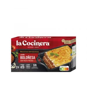 Lasaña La Cocinera Boloñesa 500 Grs