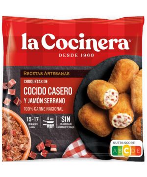 Croqueta La Cocinera Artesana Cocido 500 Grs