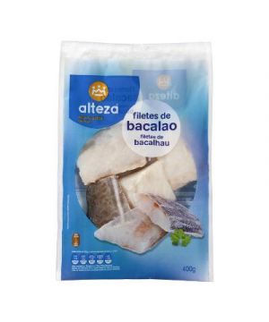 Filetes De Bacalao Alteza Congelado 400 Grs. 360 Grs P.e.