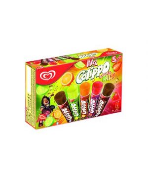 Helado Frigo Calippo Supermix 5 Unidades, 525 Ml.