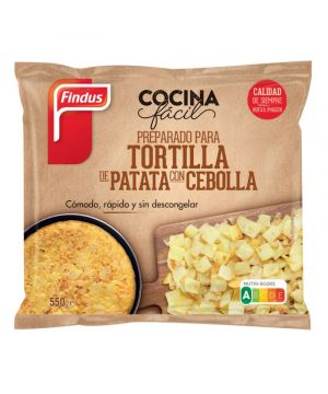 Preparado Para Tortilla De Patata Con Cebolla Findus 550 Gr.