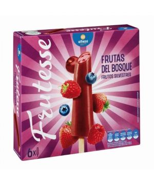 Helado Alteza Frutesse Frutas Del Bosque 6 X 60 Grs
