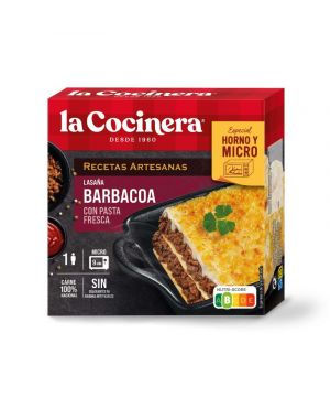 Lasaña La Cocinera Barbacoa 280 Grs.