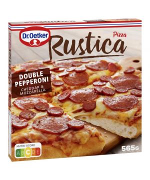 Pizza Dr.oetker Rustica Do.pepper.cheddar Y Mozarella 565 Gr