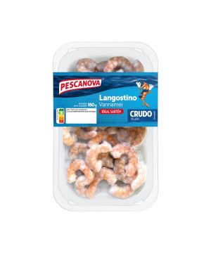 Langostino Crudo Pelado Pescanova 180 Grs