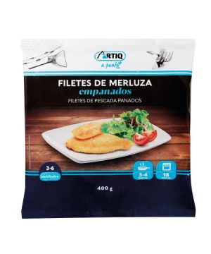 Filete De Merluza Artiq Empanado 400 Grs.