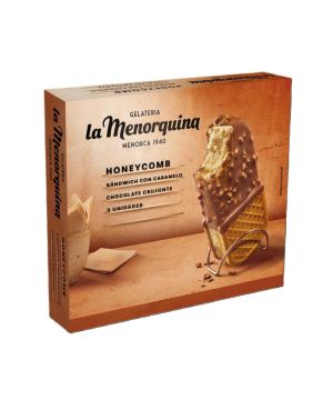 Helado Sandwich Hone Menorquina 3X160 Ml 300 Grs.