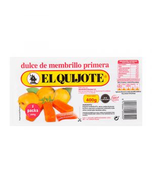 Dulce De Membrillo El Quijote Primera Tarrina 400 Grs