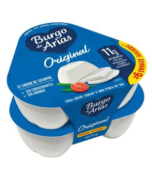 Queso Burgo De Arias Ovni Natural Pack 6 Undx72 Grs