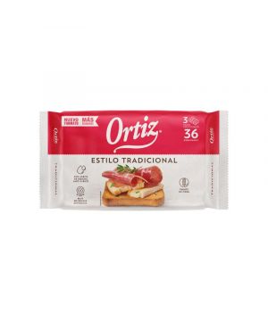 Pan Ortiz Tostado Tradicional 320 Grs