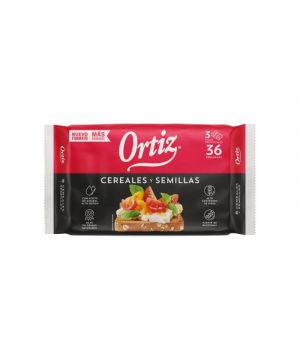 Pan Ortiz Tostado Multicereales 320 Grs