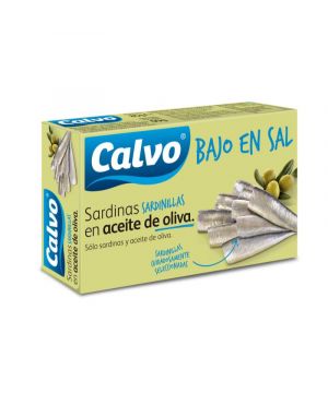 Sardinillas Calvo Ac.oliva Bajo En Sal Ro90 85 Grs 60 Grs Pe
