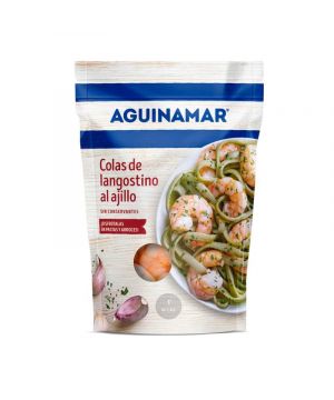 Cola De Langostino Al Ajillo Aguinamar 105 Grs