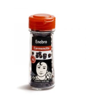 Especia Carmencita Enebro Tarro Cristal 30 Grs