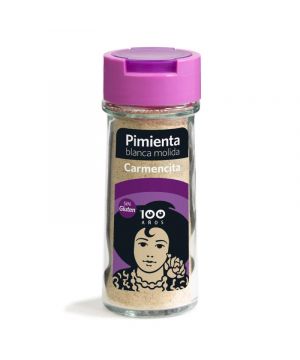 Especia Carmencita Pimienta Blanca Molida Cristal 50 Grs