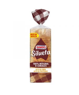 Pan Silueta 8 Cereales Familiar 650 Grs
