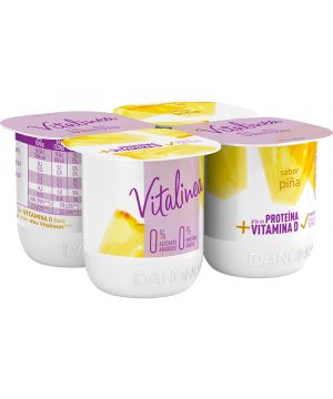 Yogur Vitalinea S.piña P4X125G