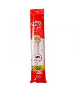 Fuet Casero Duplo Elpozo 300 Grs