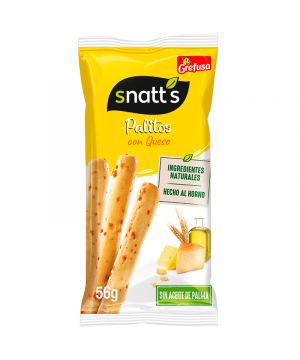 Snatt's Grefusa Palitos Con Queso 56 Grs