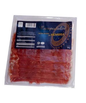 Jamon Serrano Gran Reserva Campodulce Hembra Lonchas 120 Gr.