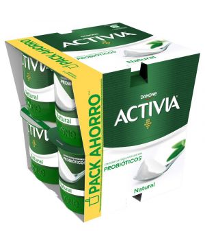 Yogur Danone Activia Natural Pack 8 Unds X 125 Grs