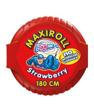 Chicle Boomer Maxi Roll Fresa Und 56 Grs