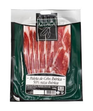 Paleta Cebo Iberica 50% Raza Iberica Azuaga Lonchas 100 Grs