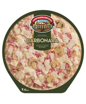 Pizza Tarradellas Carbonara 400 Grs