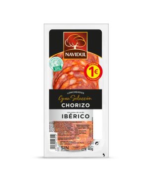 Chorizo Navidul Gran Seleccion Lonchas 40 Grs