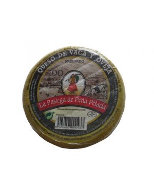 Queso Mezcla Vaca Y Oveja La Pasiega De Peña Pelada 530 Grs