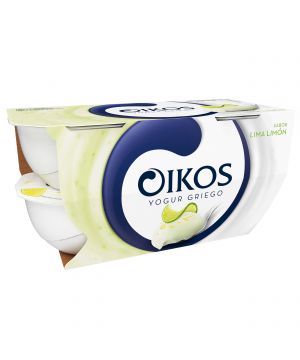 Yogur Danone Oikos Sabor Lima-Limon Pack-4 X 110 Grs