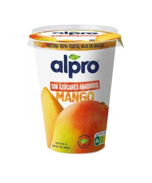 Postre Alpro Soja Mango Sin Azucar 400 Grs.