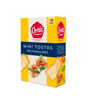Mini Tosta Ortiz Rectangular 100 Grs.