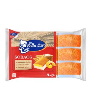 Sobaos La Bella Easo Mantequilla 24 Und. 432 Grs.