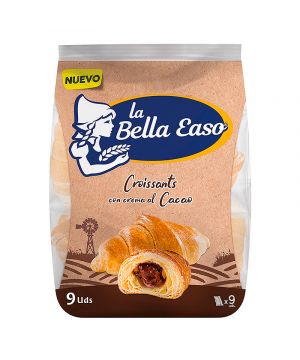 Croissant Bella Easo Con Crema Al Cacao 9 Und.378 Grs.