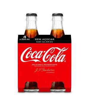 Coca Cola Zero Vnr 20 Cl.pack-4Unds.