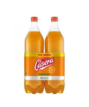 Refresco La Casera Naranja Pack 2 X 1,5 Lt.