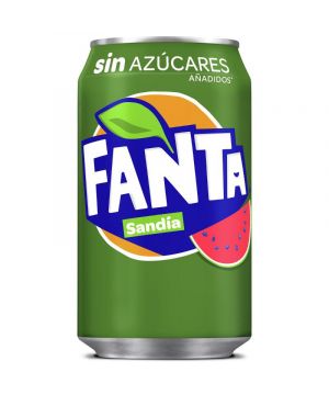 Fanta Sandia Sin Azucar Lata 33 Cl.