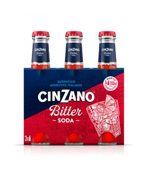 Bitter Cinzano Soda 20 Cl. Pack 3 Unds