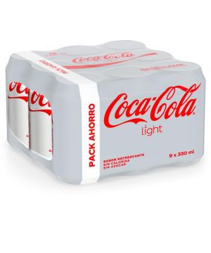 Coca Cola Light Pack 9 Unds X 33 Cl.