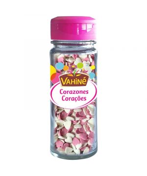 Decoracion Postres Vahine Corazones Frc 55 Grs