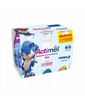 Yogur Danone Actimel Natural Kids P-6 X 100Gr