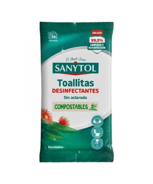 Toallita Sanytol Desinfectante Multiusos 30 Unds