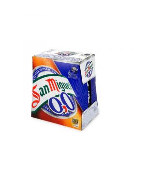 Cerveza San Miguel 0,0% 25 Cl. Pack 6 Unds