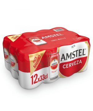 Cerveza Amstel Lata 33 Cl. Pack 12 Unds