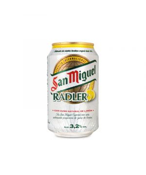 Cerveza San Miguel Radler Lata 33 Cl.